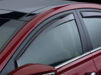 Thumbnail for WeatherTech 11+ Fiat 500 Front Side Window Deflectors - Dark Smoke
