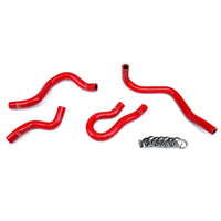 Thumbnail for HPS Reinforced Red Silicone Heater Hose Kit Coolant for Honda 99-00 Civic EM1 Si B16 1.6L DOHC