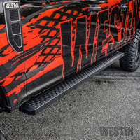 Thumbnail for Westin Grate Steps Running Boards 90 in - Textured Black