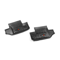 Thumbnail for Rugged Ridge Floor Liner Rear Black 2007-2018 Jeep Wrangler JK 2 Dr