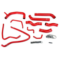 Thumbnail for HPS Reinforced Red Silicone Radiator Hose Kit Coolant for Toyota 00-05 MR2 Spyder