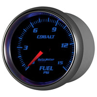 Thumbnail for Autometer Cobalt 2-5/8in  Mechanical Fuel Pressure Gauge 0-15 PSI