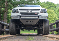 Thumbnail for N-Fab M-RDS Front Bumper 15-17 Chevy Colorado - Tex. Black w/Silver Skid Plate