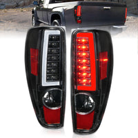 Thumbnail for ANZO 2004-2012 Chevrolet Colorado/ GMC Canyon LED Tail Lights w/ Light Bar Black Housing