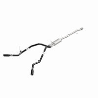 Thumbnail for MagnaFlow SYS Cat-Back 3.5in Black Dual Split Rear Tips 14-15 Chevy Silverado/GMC Sierra 4.3L-5.3L