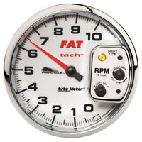 Thumbnail for Autometer Pro-Cycle Gauge Tach 5in 10K Rpm Shift- Lite 2&4 Cylinder White Fat Tach