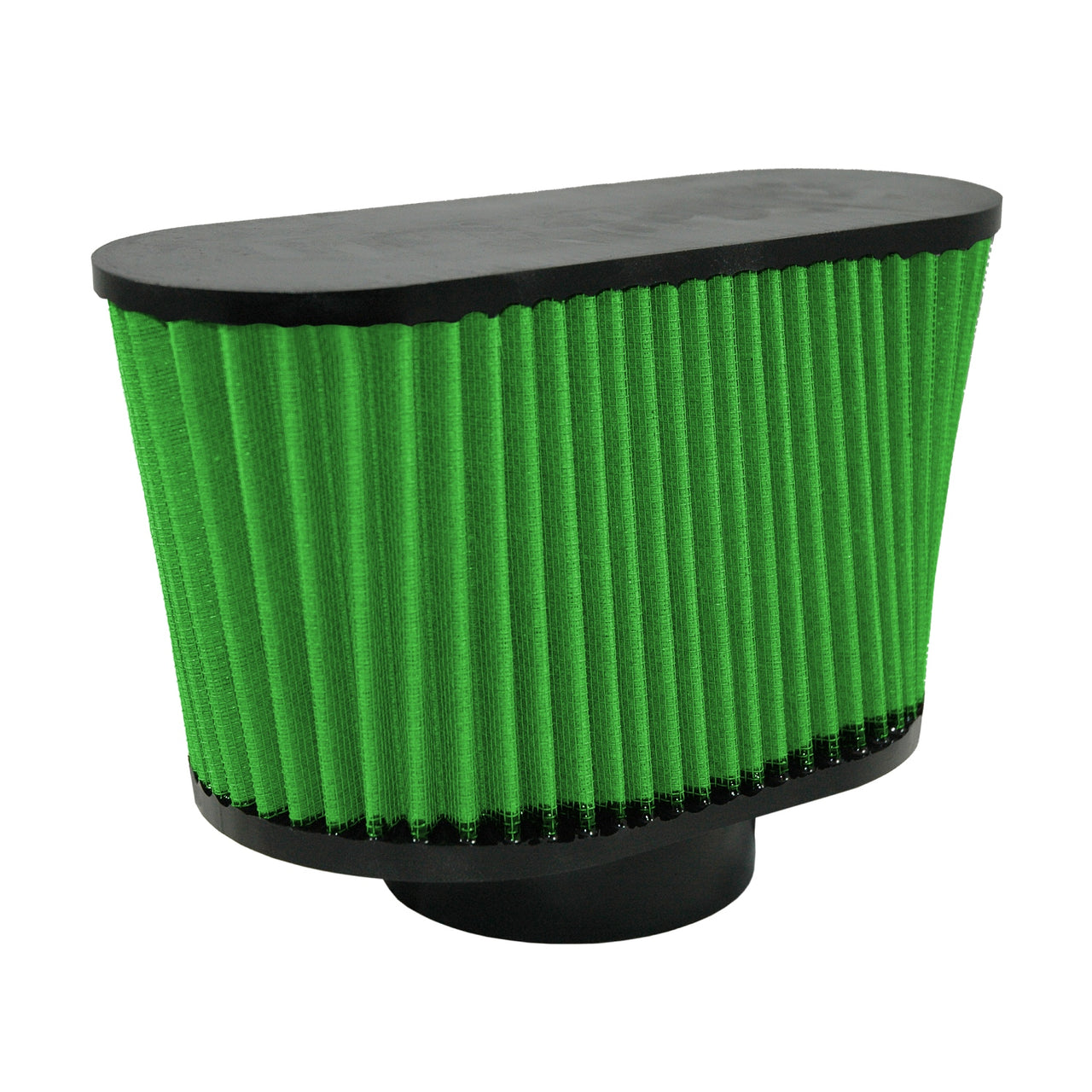 Green Filter Clamp On Oval Filter - ID 3.75in / Base 8.69in x 5.69in / Top 10.81in x 3.94in / H 6in