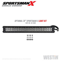 Thumbnail for Westin 19-21 Ram 1500 Sportsman X Grille Guard - Textured Black (Excluding Classic & Rebel)
