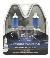 Thumbnail for Hella Optilux XB White Halogen Bulbs HB4 12V 80W (2 pack)