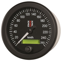 Thumbnail for Autometer Stack 88mm 0-260 KM/H Electronic Speedometer - Black
