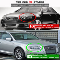 Thumbnail for Spyder Audi A6 05-07 Projector Headlights Halogen Light Tube DRL Blk PRO-YD-ADA605-LTDRL-BK