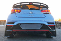 Thumbnail for Rally Armor 19-22 Hyundai Veloster N Red UR Mud Flap w/ White Logo