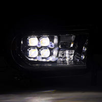 Thumbnail for AlphaRex 07-13 Toyota Tundra NOVA LED Proj Headlights Alpha-Black w/Activ Light/Seq Signal/DRL