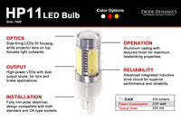 Thumbnail for Diode Dynamics 7443 LED Bulb HP11 LED - Amber Set of 4