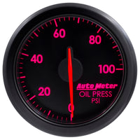 Thumbnail for Autometer Airdrive 2-1/6in Oil Pressure Gauge 0-100 PSI - Black