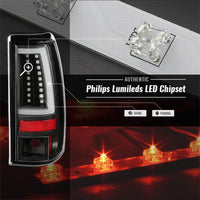 Thumbnail for Spyder 03-06 Chevy Silverado - (Does Not Fit Stepside) LED Tail Lights - All Black ALT-YD-CS03V2-LED