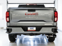 Thumbnail for AWE Tuning 4th Gen GM 1500 5.3L 0FG Catback Dual Side Exit (Flat Bumper) - Diamond Tips