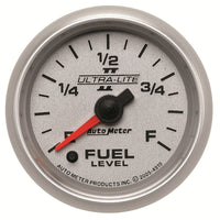Thumbnail for Autometer Ultra-Lite II 2-1/16in 0-280 Ohm Programmable Fuel Level Gauge