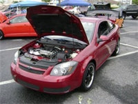 Thumbnail for Spyder Chevy Cobalt 05-10/Pontiac G5 07-09 Projector Headlights LED Halo LED Blk PRO-YD-CCOB05-HL-BK