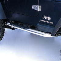 Thumbnail for Rugged Ridge 3-In Round Tube Steps SS 97-06TJ