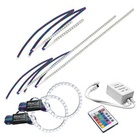 Thumbnail for Oracle 16-18 Honda Pilot DRL Upgrade w/ Halo Kit - ColorSHIFT w/ Simple Controller SEE WARRANTY