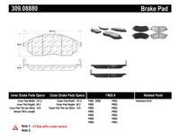 Thumbnail for StopTech Performance 06-08 350Z w/ Std Brakes / 06-08 Infiniti G35 Front Brake Pads
