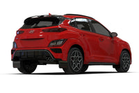 Thumbnail for Rally Armor 22-23 Hyundai Kona N-Line Black UR Mud Flap w/White Logo
