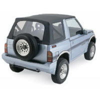 Thumbnail for Rampage 1995-1998 Geo Tracker Soft Top OEM Replacement - Black Denim