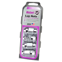 Thumbnail for McGard Hex Lug Nut (Cone Seat Bulge Style) M14X1.5 / 13/16 Hex / 1.945in. Length (4-Pack) - Chrome