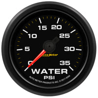 Thumbnail for Autometer Extreme Environment 2-1/16in 35PSI Water Pressure Gauge w/ Warning