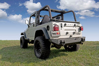 Thumbnail for Rugged Ridge XHD Rear Bumper 76-06 Jeep CJ / Jeep Wrangler