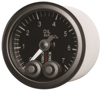Thumbnail for Autometer Stack 52mm 0-7 Bar M10 Male Pro-Control Oil Pressure Gauge - Black