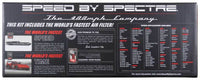 Thumbnail for Spectre 99-07 GM Truck V8-4.8/5.3/6.0L F/I Air Intake Kit - Clear Anodized w/Red Filter