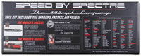 Thumbnail for Spectre 99-07 GM Truck V8-4.8/5.3/6.0L F/I Air Intake Kit - Clear Anodized w/Red Filter