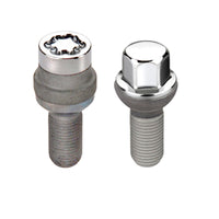 Thumbnail for McGard 5 Lug Hex Install Kit w/Locks (Radius Seat Bolt) M14X1.5 / 17mm Hex / 35.4mm Shank L - Chrome