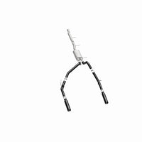 Thumbnail for MagnaFlow SYS Cat-Back 3.5in Black Dual Split Rear Tips 10-13 Chevy Silverado / GMC Sierra 5.3L