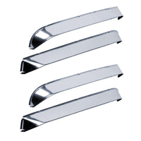 Thumbnail for AVS 87-98 Ford F-250 Super Duty Ventshade Front & Rear Window Deflectors 4pc - Stainless