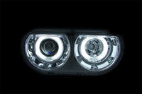 Thumbnail for ANZO 2008-2014 Dodge Challenger Projector Headlights w/ Halo Chrome (CCFL)