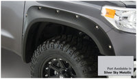 Thumbnail for Bushwacker 16-18 Toyota Tundra Fleetside Pocket Style Flares 4pc 66.7/78.7/97.6in Bed - Silver Sky