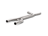 Thumbnail for Akrapovic 15-17 Porsche Cayenne GTS (958 FL) Evolution Link Pipe Set (Titanium)