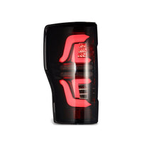 Thumbnail for AlphaRex 17-19 Ford F250 Super Duty PRO-Series LED Tail Lights Jet Black (w/o Blind Spot Sensor)