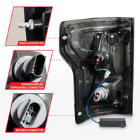 Thumbnail for ANZO 2015-2016 Ford F-150 LED Taillights Red/Clear