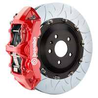 Thumbnail for Brembo 08-13 BMW M3/11-12 1M Front GT BBK 6 Piston Cast 380x34 2pc Rotor Slotted Type3-Red