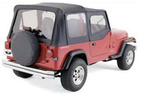 Thumbnail for Rampage 1999-2019 Universal Tire Cover 27 Inch-29 Inch - Black Denim