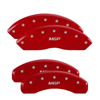 Thumbnail for MGP 4 Caliper Covers Engraved Front & Rear MGP Red finish silver ch