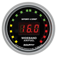 Thumbnail for Autometer Sport-Comp 52mm Digital Wideband Air/Fuel Ratio Street Gauge