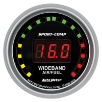 Thumbnail for Autometer Sport-Comp 52mm Digital Wideband Air/Fuel Ratio Street Gauge