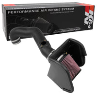 Thumbnail for K&N 16-17 Nissan Titan XD V8-5.0L DSL 63 Series Aircharger Performance Intake