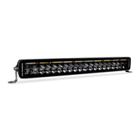 Thumbnail for Go Rhino Xplor Blackout Combo Series Dbl Row LED Light Bar w/Amber (Side/Track Mount) 21.5in. - Blk
