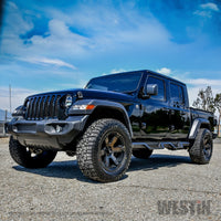 Thumbnail for Westin 2020 Jeep Gladiator HDX Drop Nerf Step Bars - Textured Black